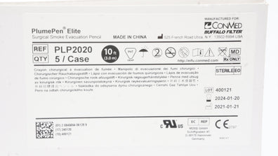 ConMed PLP2020 PlumePen Surgical Smoke Evacuation Pencil 10Ft. (x) - Case of 5